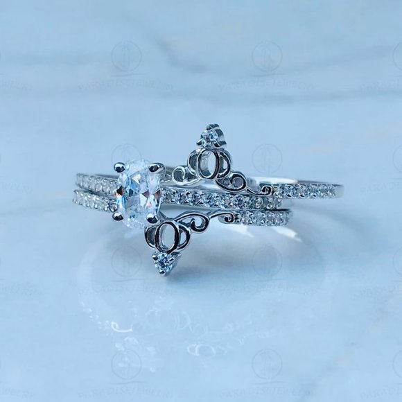 Cinderella Trio Rings - Picture 8 of 8